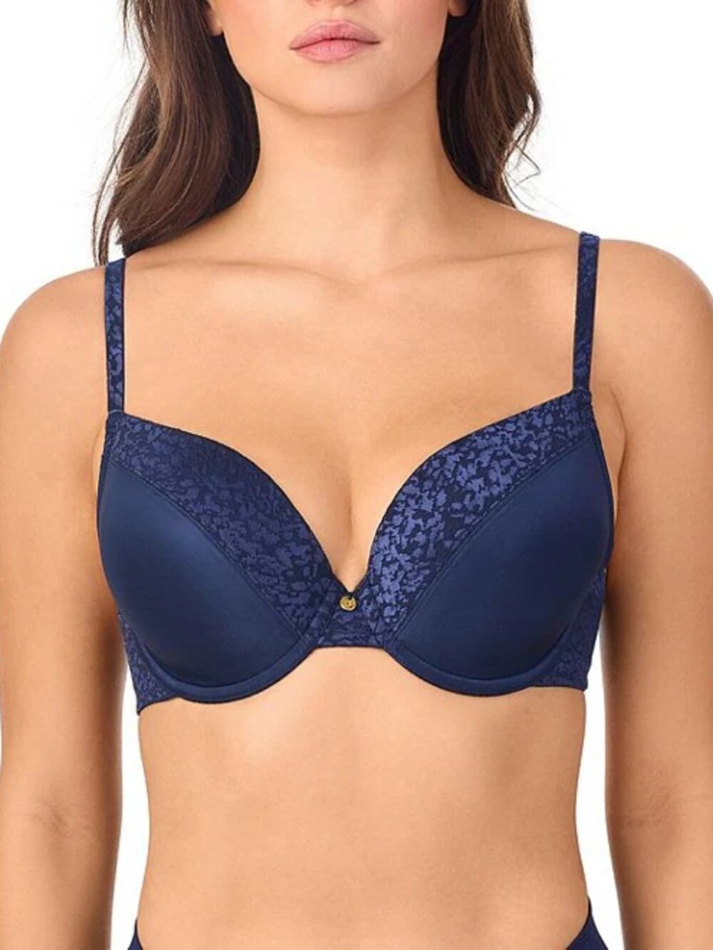 Le Mystere Safari Plunge Contour Underwire Square Back T-Shirt Bra NWT 36DDD